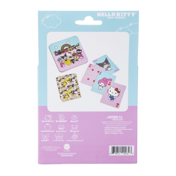 🎄🎀Hello Kitty and Friends Sanrio Playing Cards & Tin Box Case - Picture 3 of 4